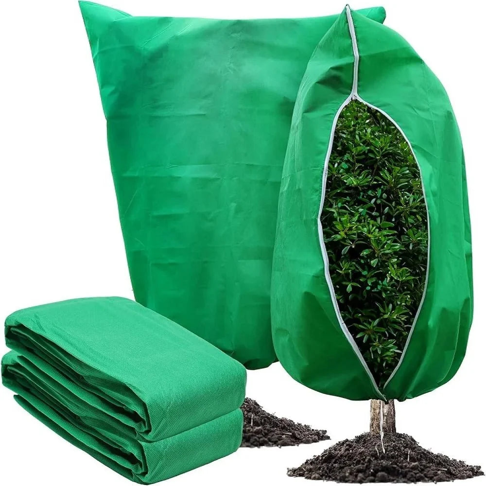 Winter Plant Frost Protection Cover – Heavy-Duty Shrub & Tree Insulation Bag