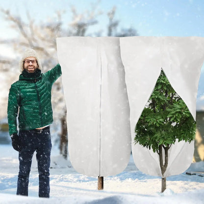 Winter Plant Frost Protection Cover – Heavy-Duty Shrub & Tree Insulation Bag