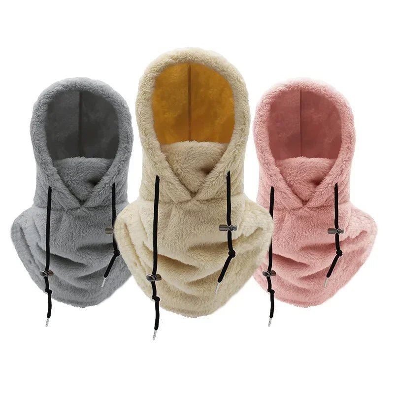 Winter Thermal Sherpa Fleece Balaclava Scarf Ski Face Mask– Ultimate Winter Protection Windproof, Plush & Ultra-Warm for Cycling, Skiing & Outdoor Adventures