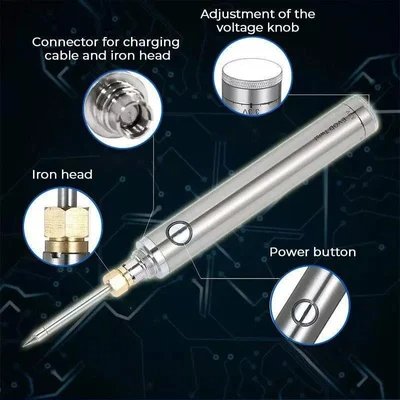 Wireless Charging Welding Tool - USB  Electric Soldering Gun Pen