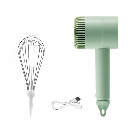 Wireless Electric Hand Mixer - 3 Speeds High Power Cordless Electric Blender for Kitchen Cooking, Baking Cake, Egg Cream, and Yeast Dough