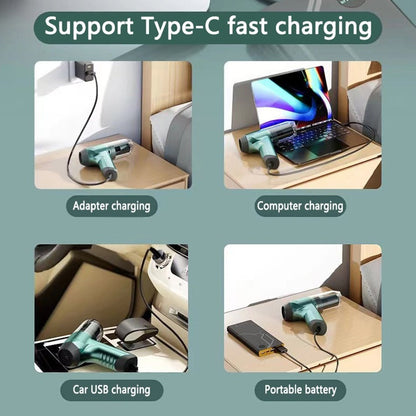 Wireless Vacuum Cleaner - 3 in 1 Portable Handheld Car Vacuum Cleaner for Keyboard Cleaning,Outdoor and Pet Hair