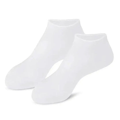 Women Foot Spa Pedicure Silicone Socks - Spa Gel Socks for Calluses, Foot Care After Pedicure, for Dry Cracked Feet