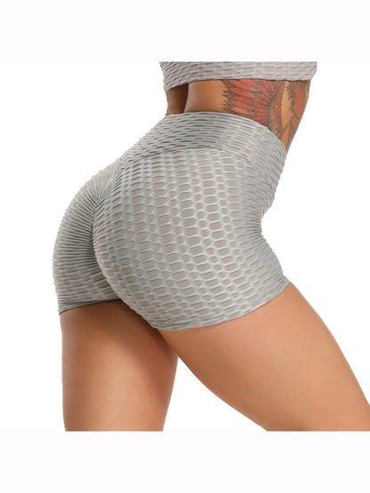 Women High-Waist Seamless Workout Shorts – Sculpting Scrunch-Back Gym Shorts for Women’s Fitness