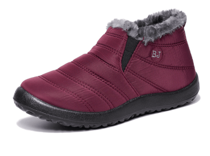 Women's Boots Slip On Winter Shoes, Waterproof Ankle Boots