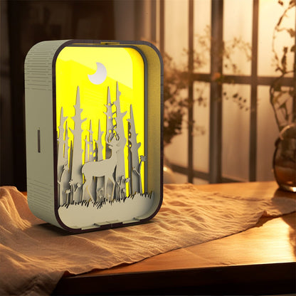 Carving Wood Table Lamp - Adult Night Lights for Bedroom