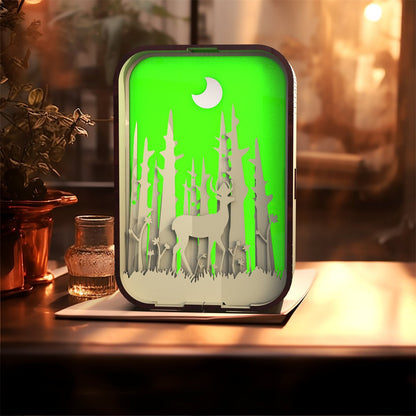 Carving Wood Table Lamp - Adult Night Lights for Bedroom