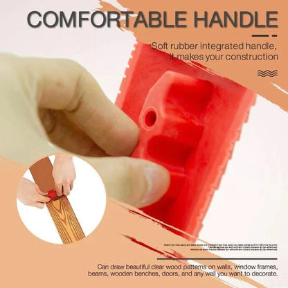 Wood Graining Tool - DIY Texture Roller Art Paint Brush for Home Decoration Painting Tools
