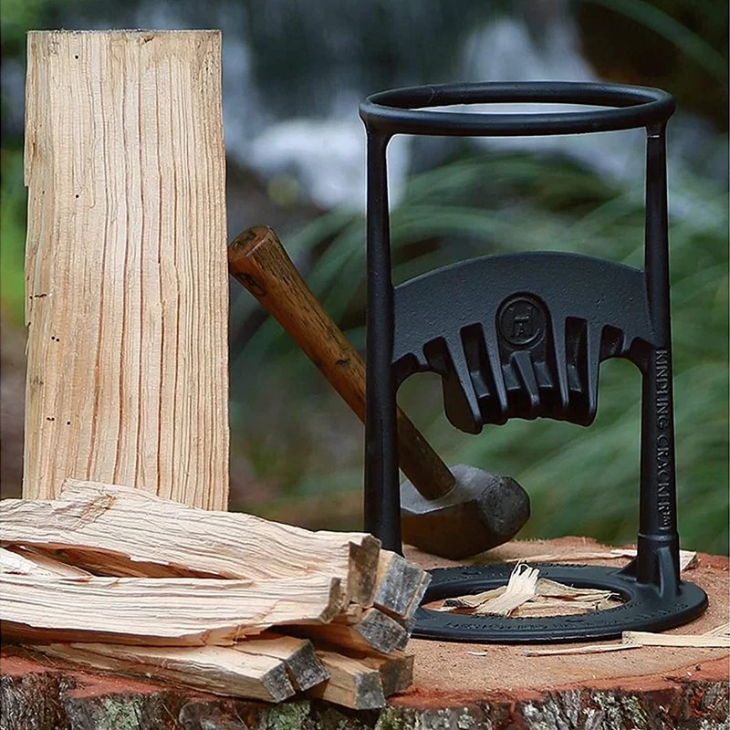 Wood Splitter - Sturdy Cast Steel Log Splitter Wedge