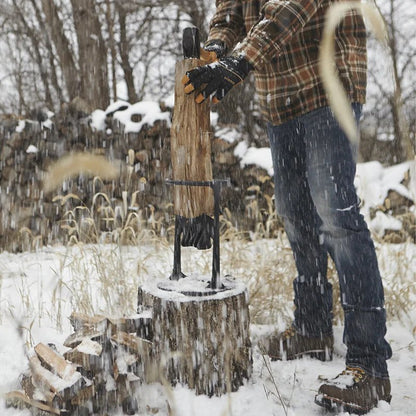 Wood Splitter - Sturdy Cast Steel Log Splitter Wedge