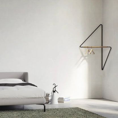 Wooden Corner Coat Hanger – Designer-Style Hanger for Elegant Organization (45x60cm)