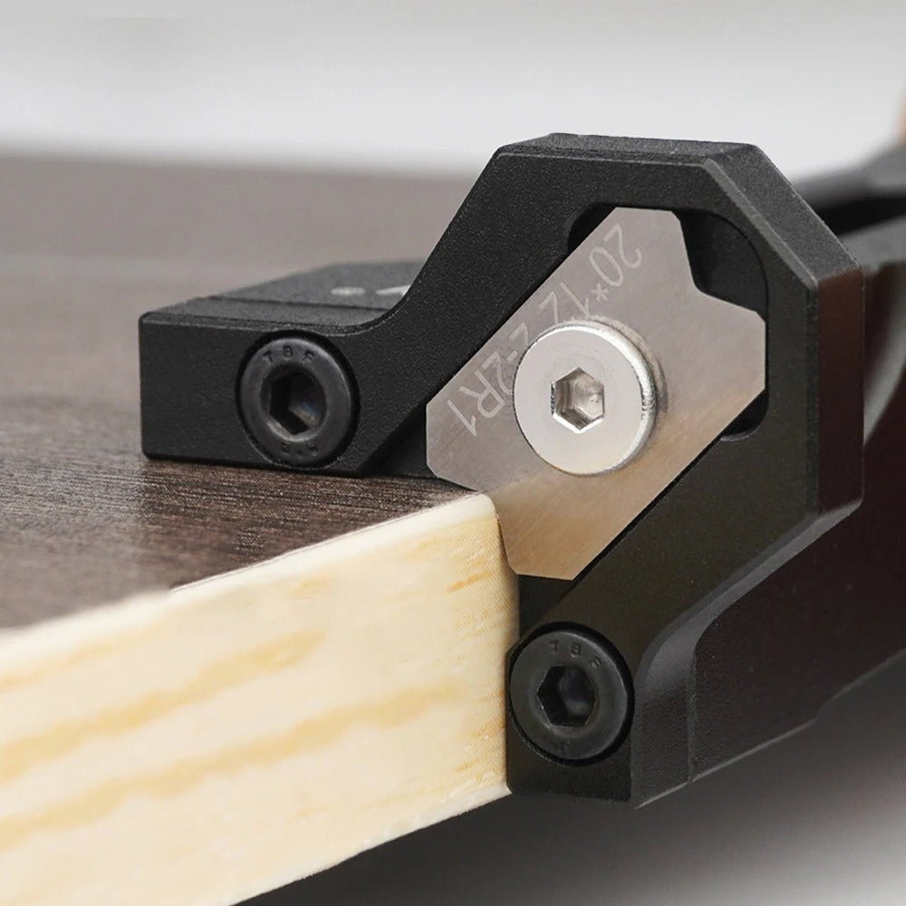 Woodworking Edge Banding Trimmer - Manual Planer Wood Chamfering Fillet Scraper Board Deburring Tool