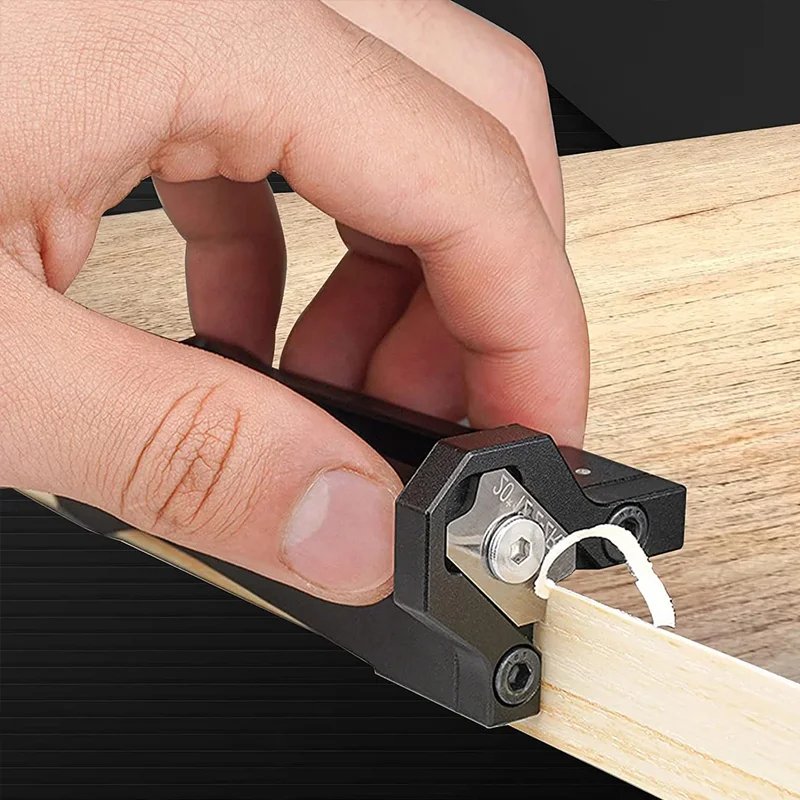 Woodworking Edge Banding Trimmer - Manual Planer Wood Chamfering Fillet Scraper Board Deburring Tool