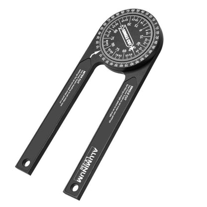 Woodworking  Indexer 360 Degree Angle Gauge - Aluminum Alloy Angle Finder Level Meter  Gauge Protractor Of Hand Measuring Tools