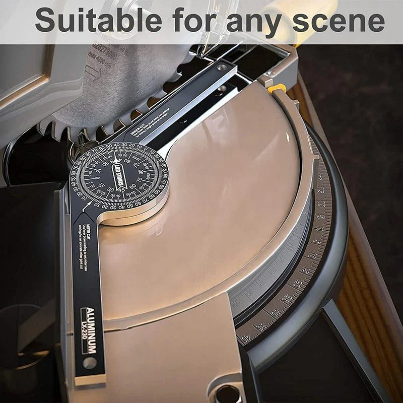 Woodworking  Indexer 360 Degree Angle Gauge - Aluminum Alloy Angle Finder Level Meter  Gauge Protractor Of Hand Measuring Tools