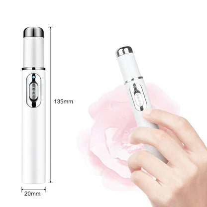 Pore Acne Scar Remover Light Therapy Blemish Treatment Pen - Skin Renew Photon Blue Light Therapy Pen