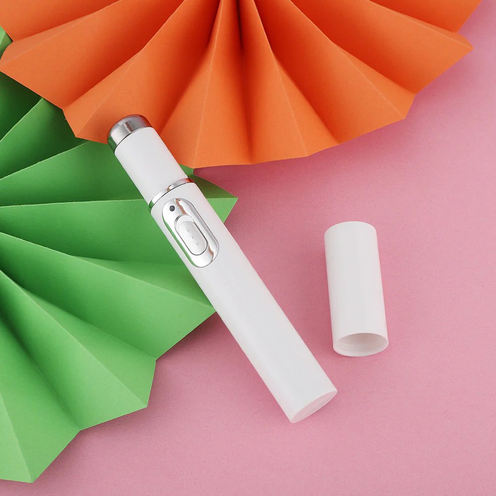 Pore Acne Scar Remover Light Therapy Blemish Treatment Pen - Skin Renew Photon Blue Light Therapy Pen