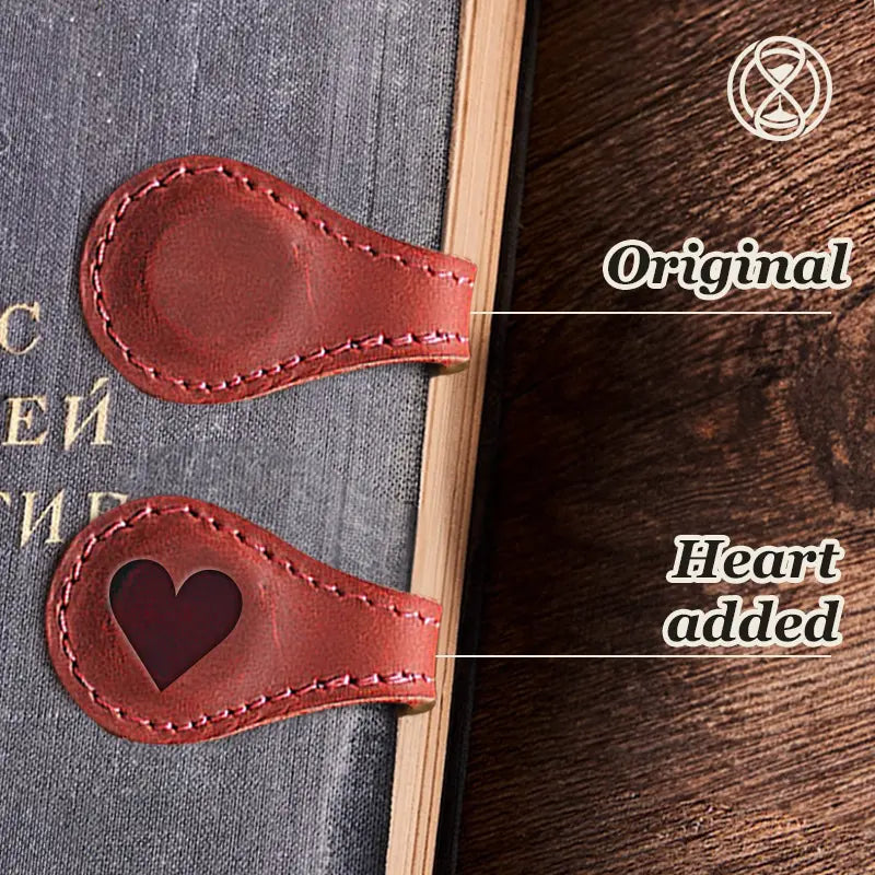 TimelessMark – Personalized Magnetic Leather Bookmark