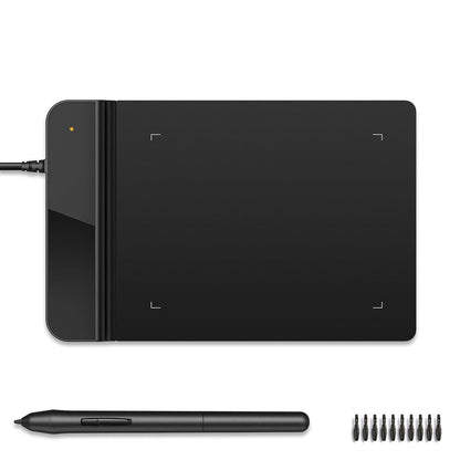 Digital Graphic Tablet for Drawing Painting with Battery-free Stylus
