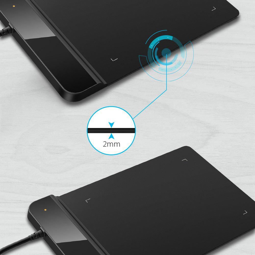Digital Graphic Tablet for Drawing Painting with Battery-free Stylus