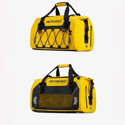 Waterproof Motorcycle Saddlebag – 40/66L Rear Seat Tail Bag for Travel‑Ready Storage with Durable PVC and Easy Mounting