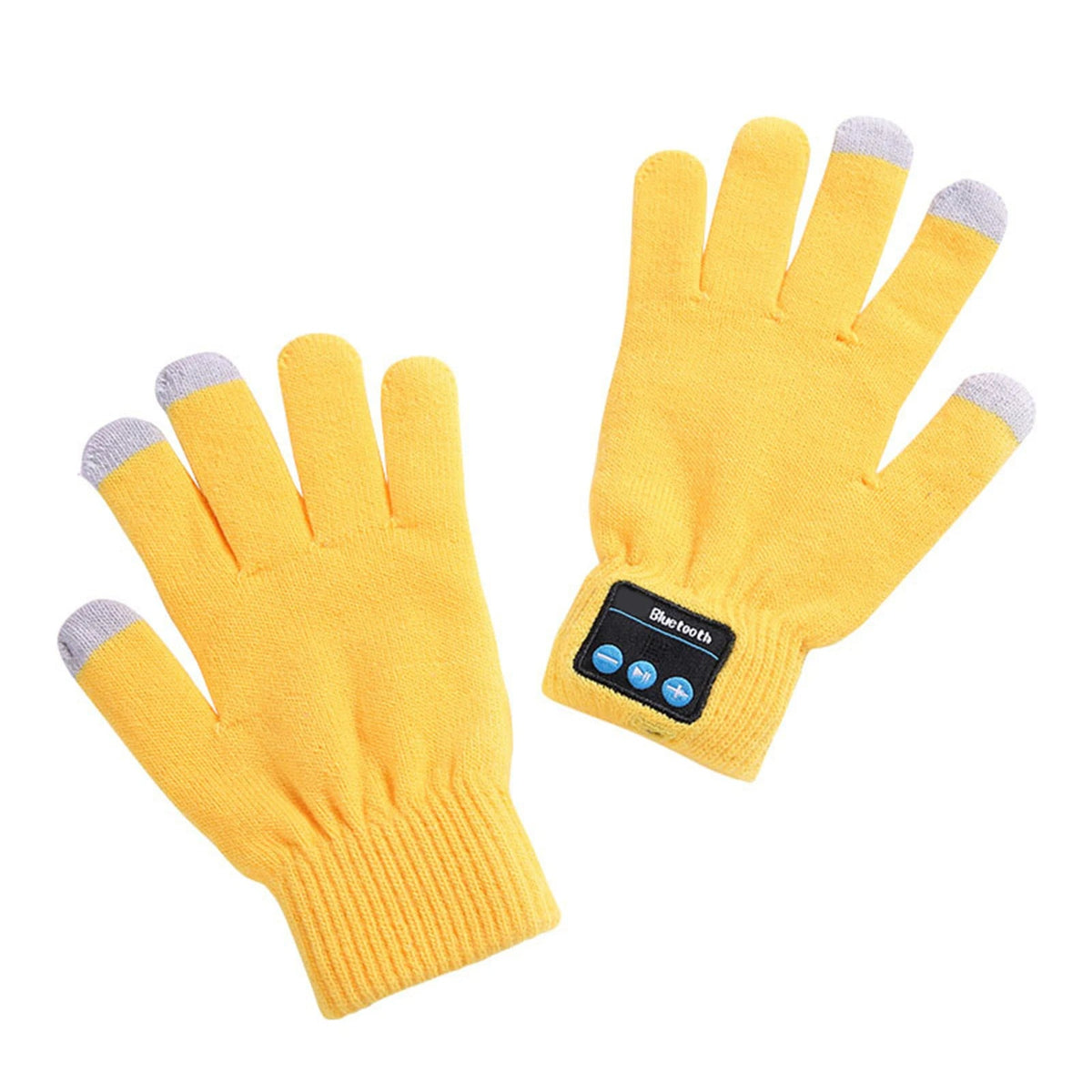 Smart Bluetooth Touchscreen Gloves – Wireless Bluetooth-Compatible Speaker Gloves with Warm Fabric, Outdoor Winter Smart Gloves for Calling, Music, and Touchscreen Use