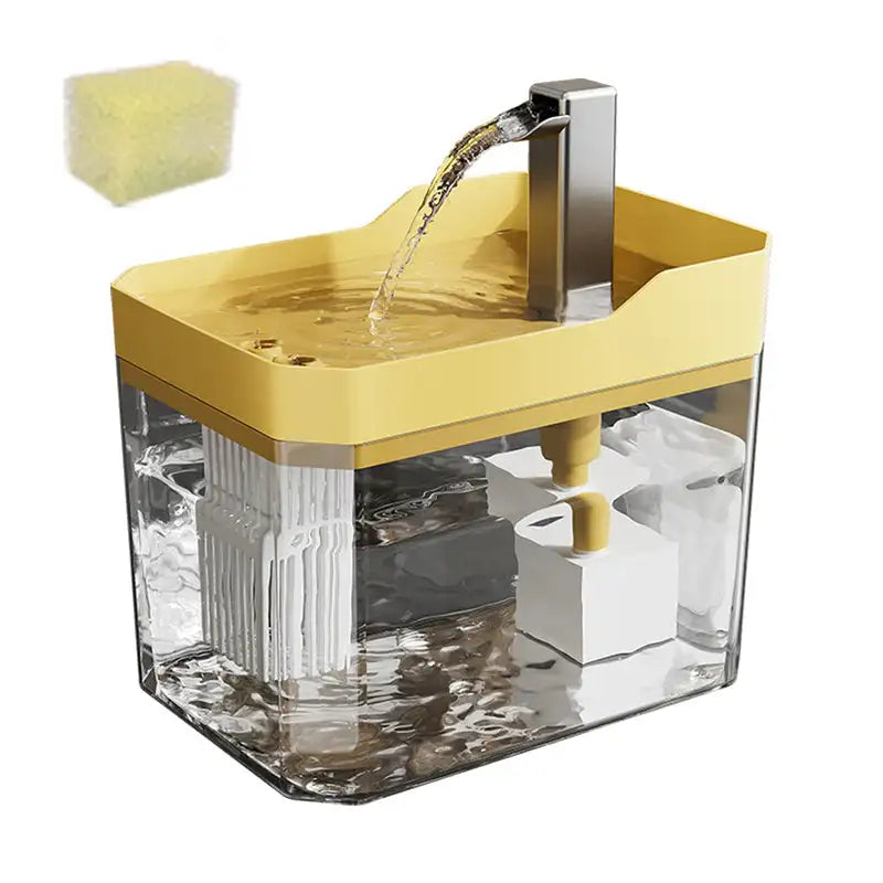 Pet Water Fountain with Quiet Pump – 1.5L Automatic USB Cat Water Dispenser with Filter