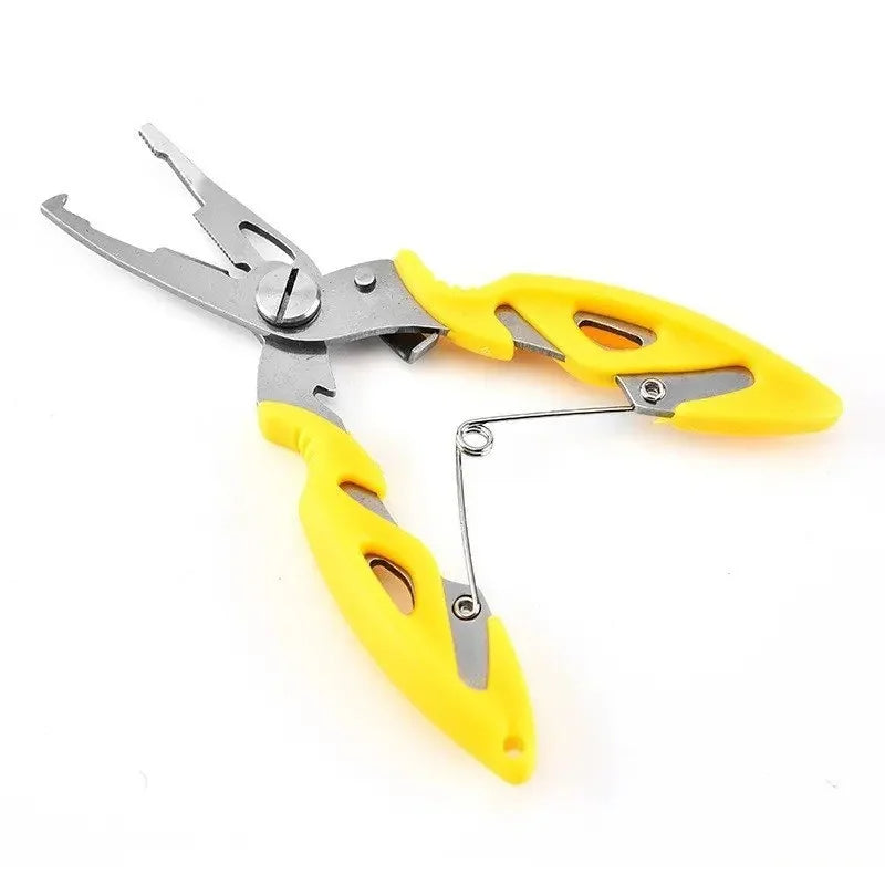Stainless Steel Fishing Scissors – Multifunctional Hook Remover, Line Tying Clamp, and Durable Fishing Pliers for Cutting Lines and Essential Angling Accessories