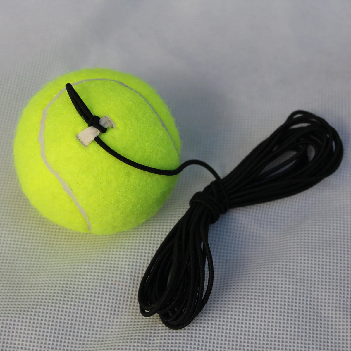 Heavy Duty Tennis Training Aid – Self-Rebound Practice Trainer with Elastic Rope and Weighted Base, Perfect Partner for Solo Tennis Training and Ball Control