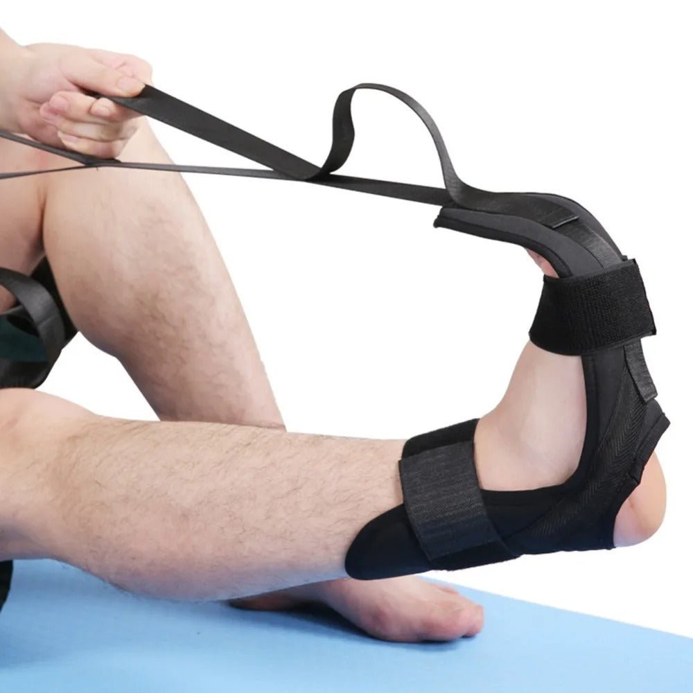 Yoga Flexibility Stretching Leg Stretcher Strap - Stretching Strap for Pain Relief Plantar Fasciitis, Heel Spurs, Achilles Tendonitis