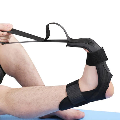 Yoga Flexibility Stretching Leg Stretcher Strap - Stretching Strap for Pain Relief Plantar Fasciitis, Heel Spurs, Achilles Tendonitis