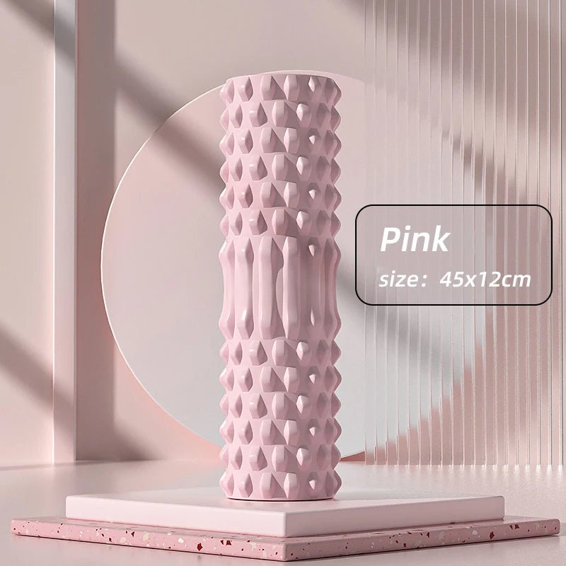 Yoga Foam Roller – Relieve Back Pain, Soothe Muscles, and Enhance Recovery with This EVA Massage Roller for Yoga, Pilates, and Self-Care Workouts