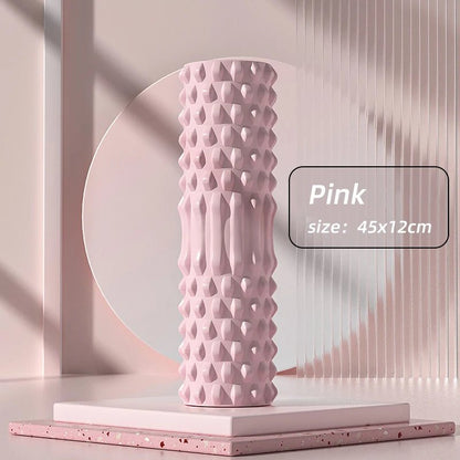 Yoga Foam Roller – Relieve Back Pain, Soothe Muscles, and Enhance Recovery with This EVA Massage Roller for Yoga, Pilates, and Self-Care Workouts