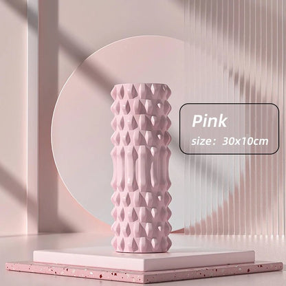 Yoga Foam Roller – Relieve Back Pain, Soothe Muscles, and Enhance Recovery with This EVA Massage Roller for Yoga, Pilates, and Self-Care Workouts