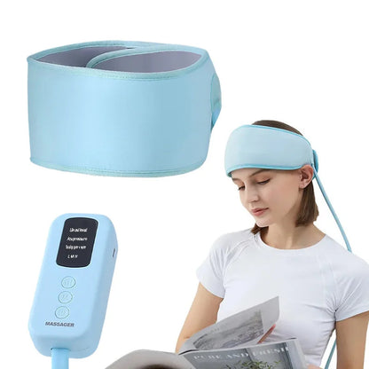 Electric Head Massager with Airbag Pressure – Full Scalp Relaxation, 360° Heat Therapy and Health Care Massage for Deep Stress Relief
