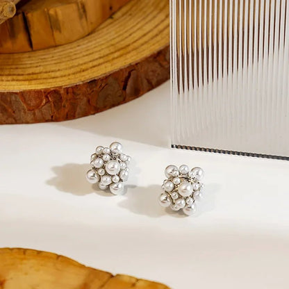 Zircon Crystal Weight Loss Magnetic Earrings – Therapeutic Slimming Clip-On Jewelry for Health and Glamour at Parties and Weddings