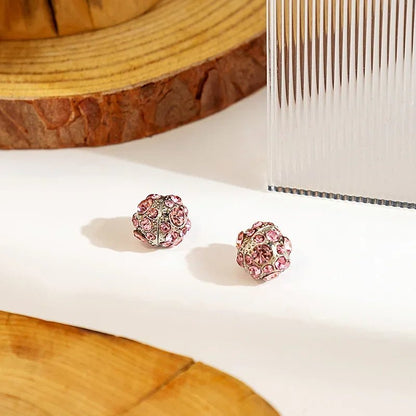 Zircon Crystal Weight Loss Magnetic Earrings – Therapeutic Slimming Clip-On Jewelry for Health and Glamour at Parties and Weddings